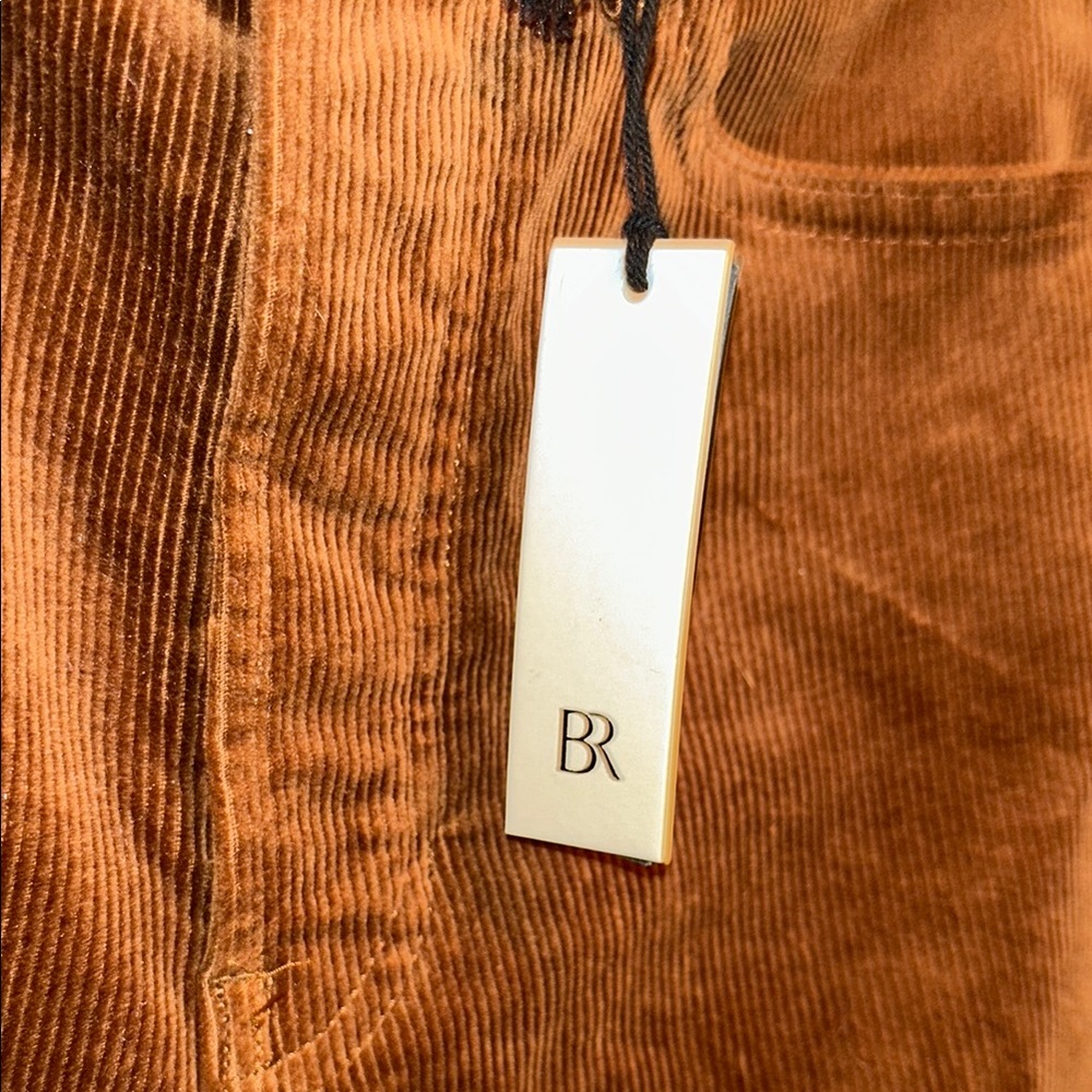 NWT BR Brown Corduroy Pants, size 28 - Picture 3 of 11